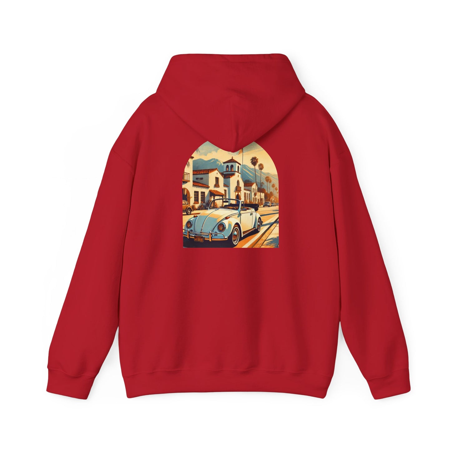Vintage Car Graphic Unisex Hoodie - Retro Style, Cozy Sweatshirt for Car Lovers