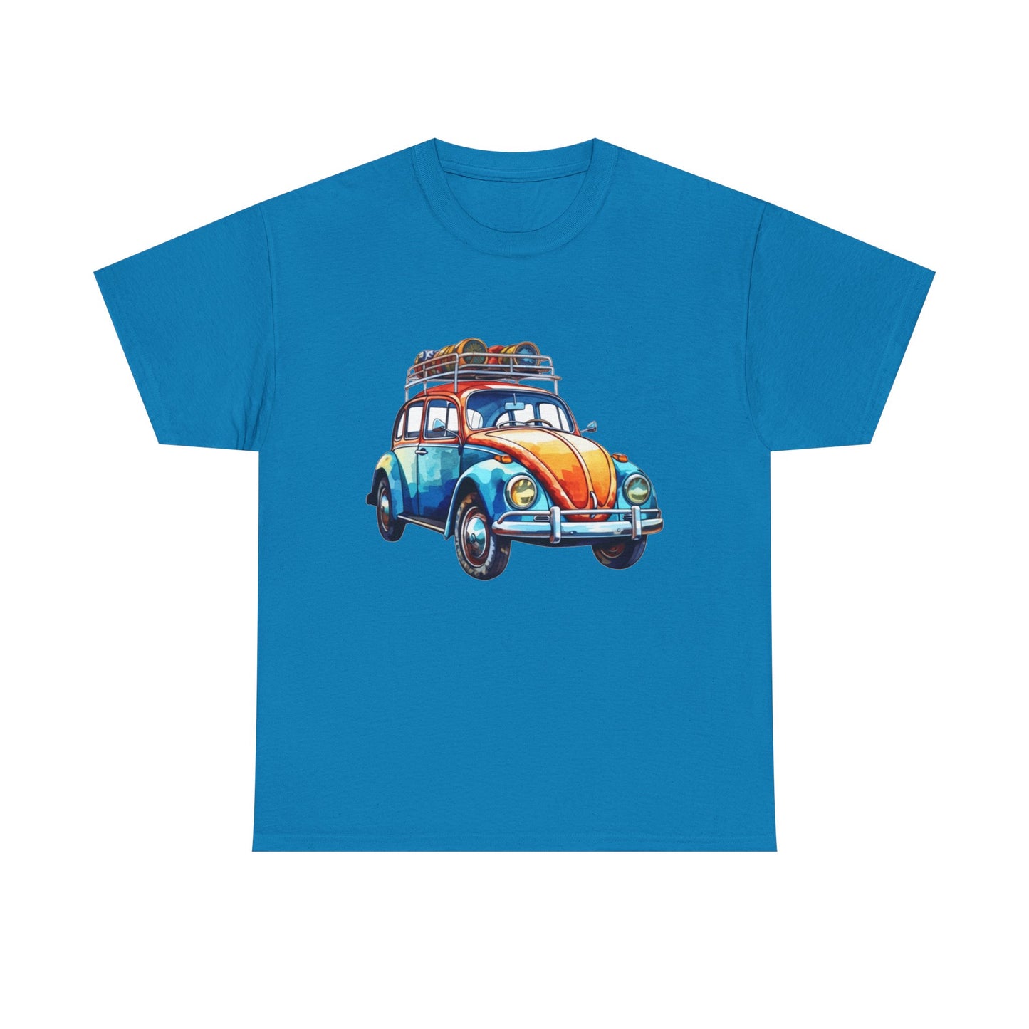 Road Trip Ready – Vintage VW Beetle Adventure Tee
