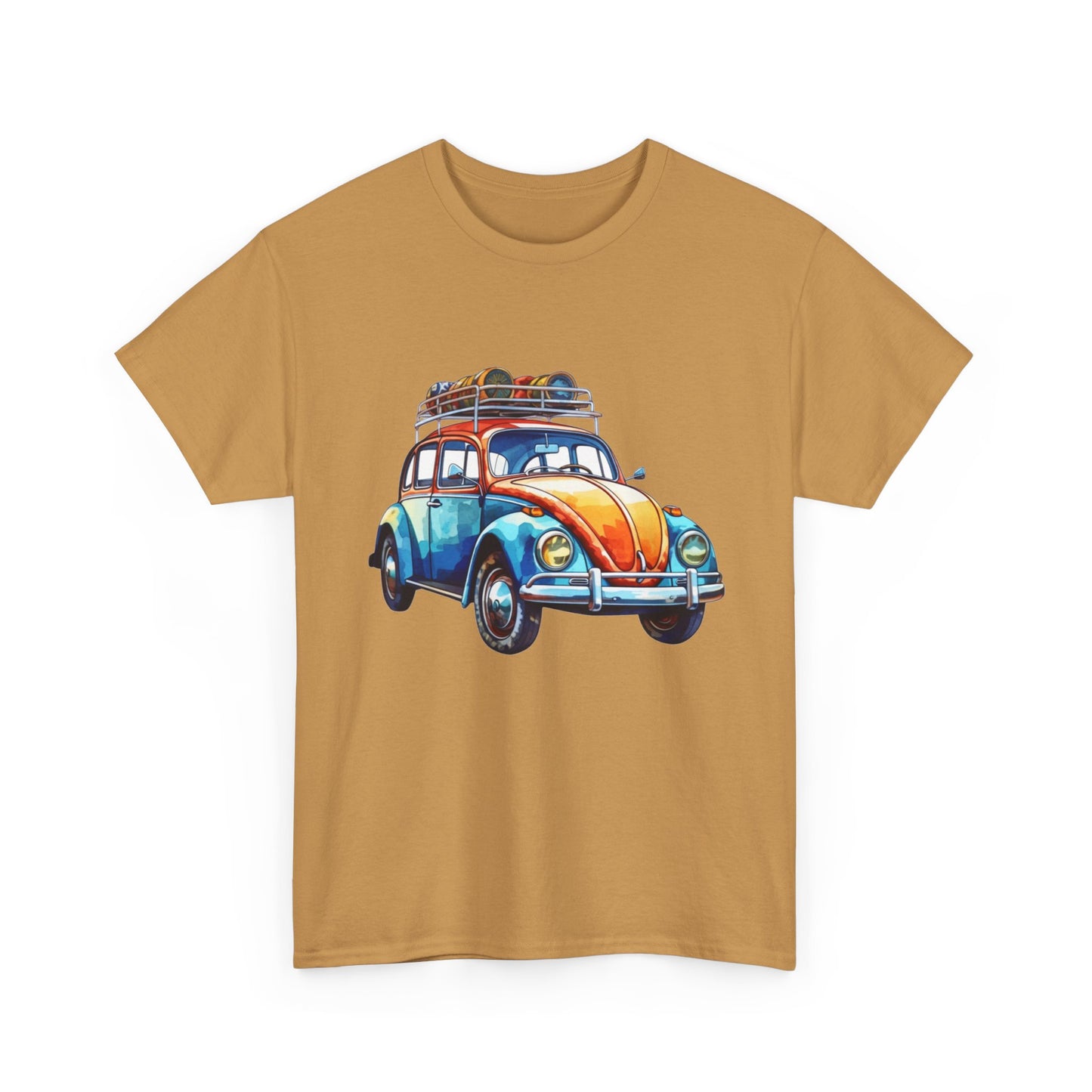 Road Trip Ready – Vintage VW Beetle Adventure Tee