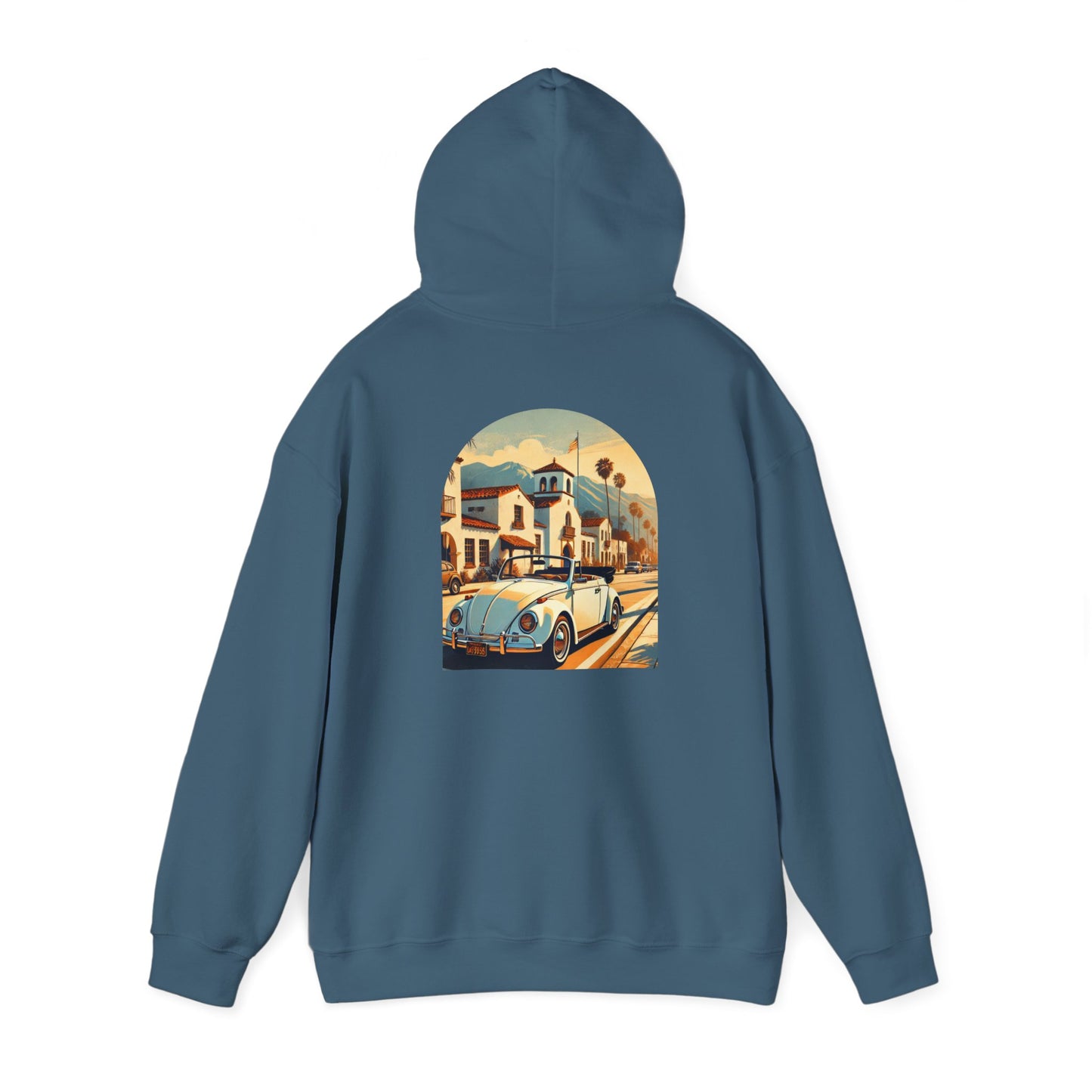 Vintage Car Graphic Unisex Hoodie - Retro Style, Cozy Sweatshirt for Car Lovers