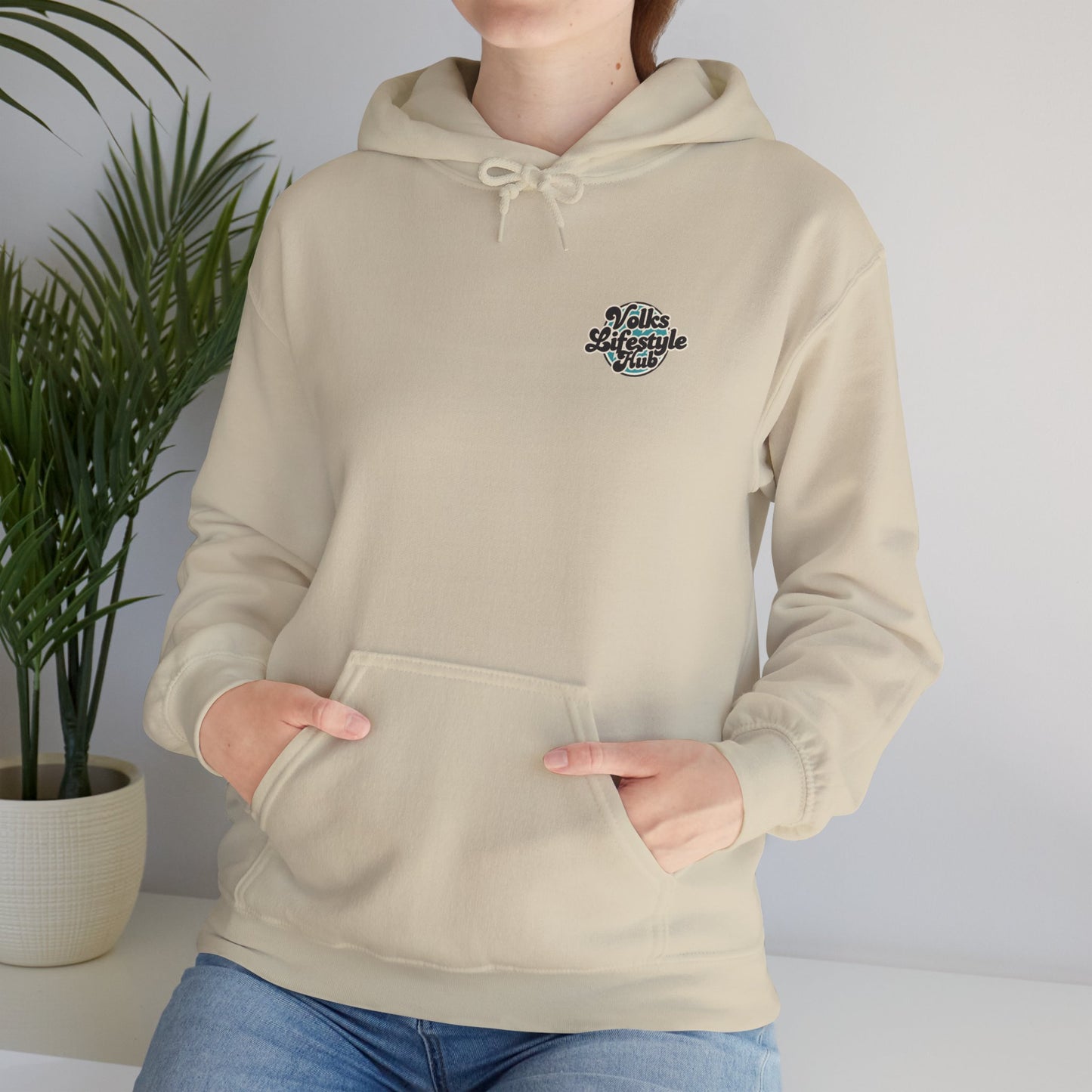 Golden Gate Cruiser VW Sweatshirt, Vintage San Francisco Road Trip Style, Unisex Heavy Blend™ Hooded Sweatshirt
