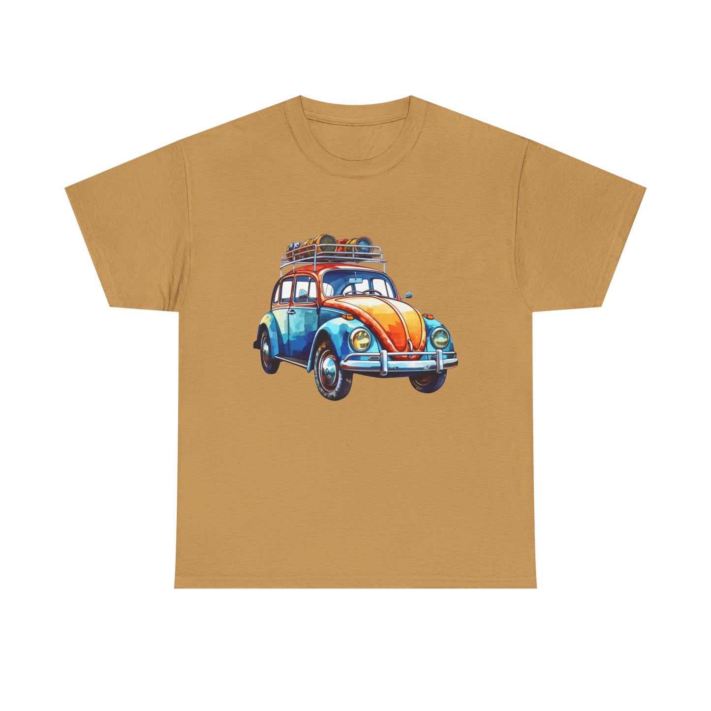 Road Trip Ready – Vintage VW Beetle Adventure Tee