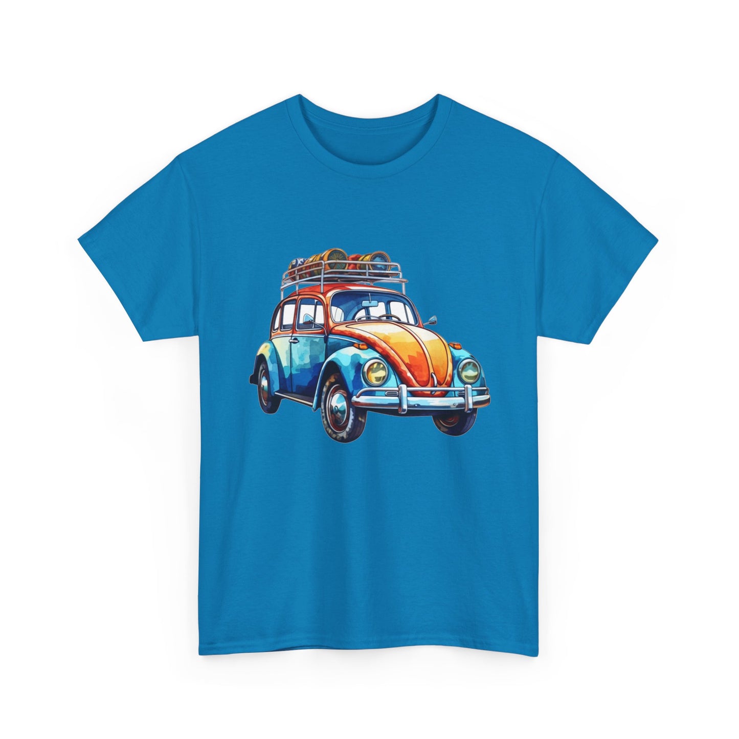 Road Trip Ready – Vintage VW Beetle Adventure Tee