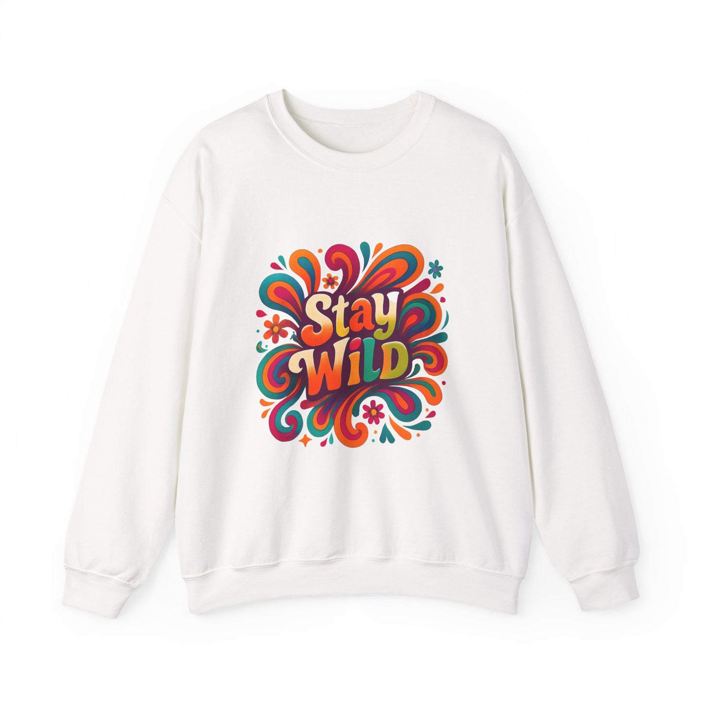 Stay Wild Retro Crewneck Sweatshirt