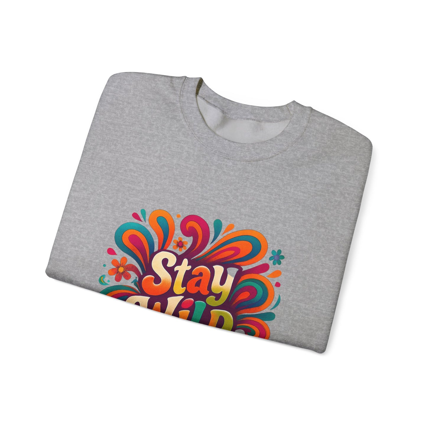Stay Wild Retro Crewneck Sweatshirt