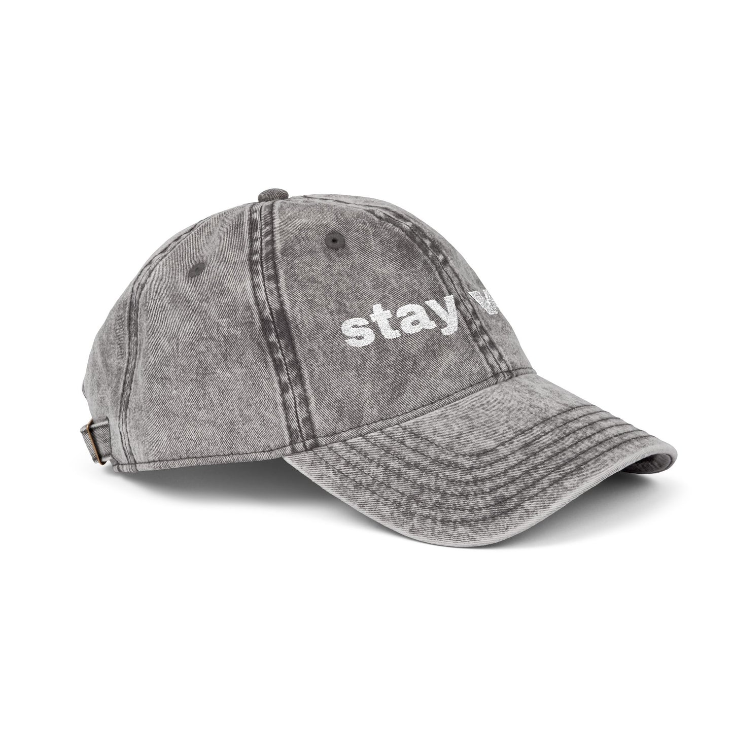 "Stay Wild" Vintage Embroidered Cap, Perfect for Outdoor Adventures, Gifts, Festivals, Casual Wear, Baseball Style
