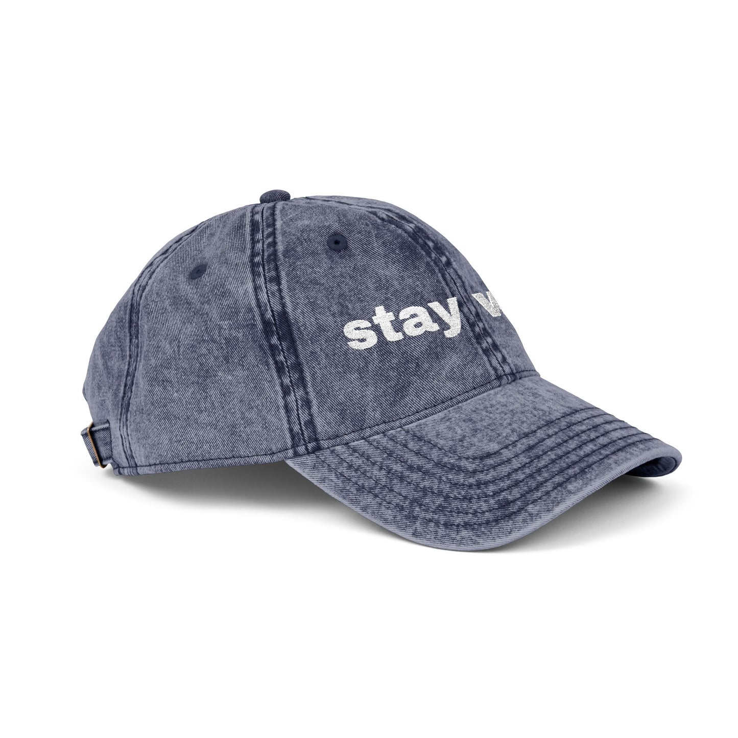 "Stay Wild" Vintage Embroidered Cap, Perfect for Outdoor Adventures, Gifts, Festivals, Casual Wear, Baseball Style