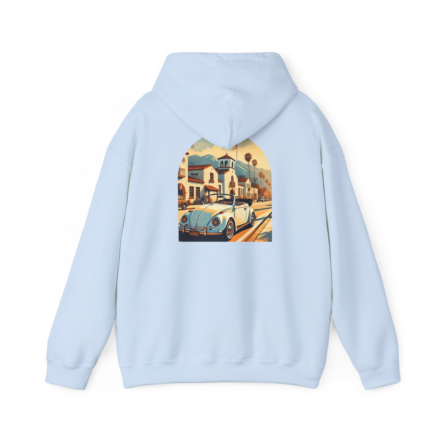Vintage Car Graphic Unisex Hoodie - Retro Style, Cozy Sweatshirt for Car Lovers