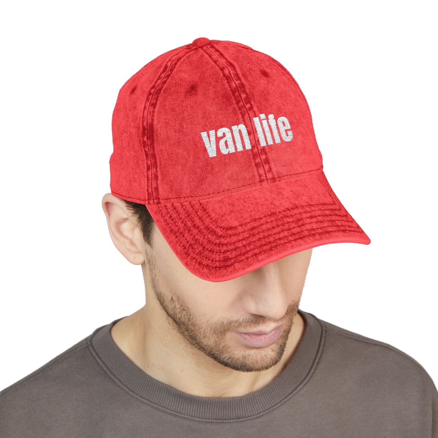 "Van Life" Embroidered Hat – Vintage VW Road Trip Style