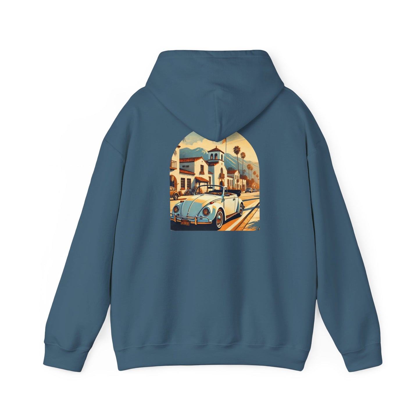 Vintage Car Graphic Unisex Hoodie - Retro Style, Cozy Sweatshirt for Car Lovers