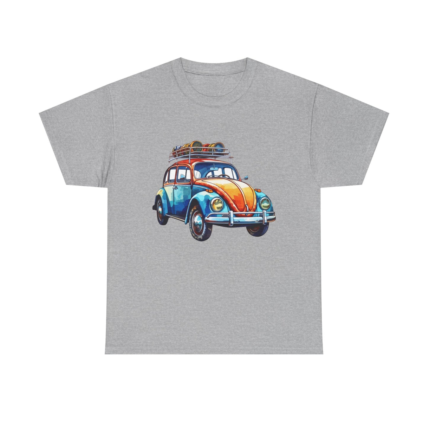 Road Trip Ready – Vintage VW Beetle Adventure Tee