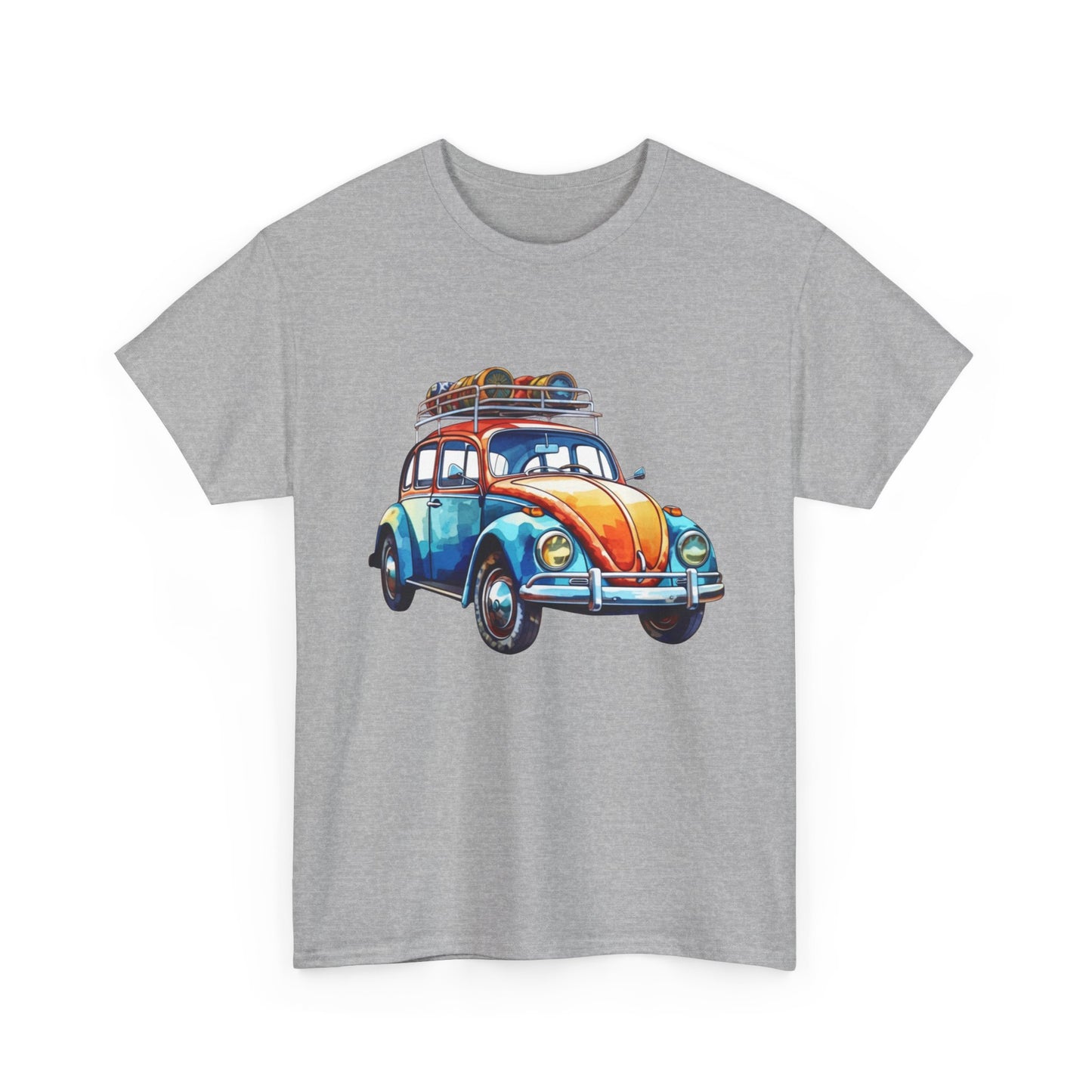 Road Trip Ready – Vintage VW Beetle Adventure Tee