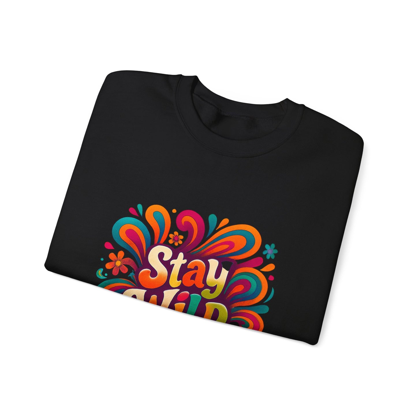 Stay Wild Retro Crewneck Sweatshirt