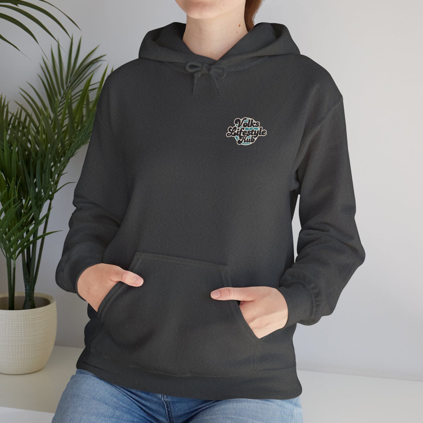 Golden Gate Cruiser VW Sweatshirt, Vintage San Francisco Road Trip Style, Unisex Heavy Blend™ Hooded Sweatshirt