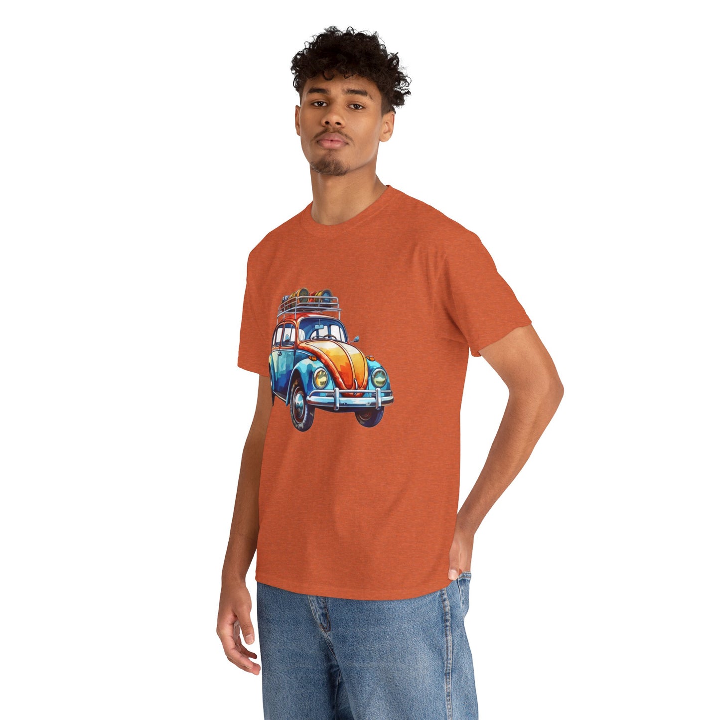 Road Trip Ready – Vintage VW Beetle Adventure Tee