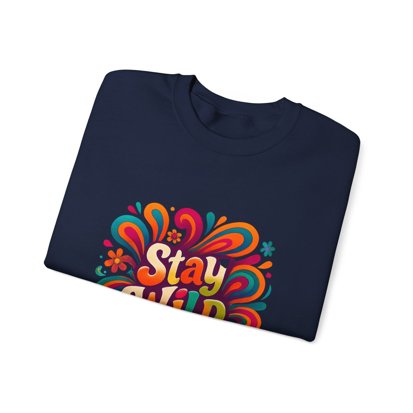 Stay Wild Retro Crewneck Sweatshirt
