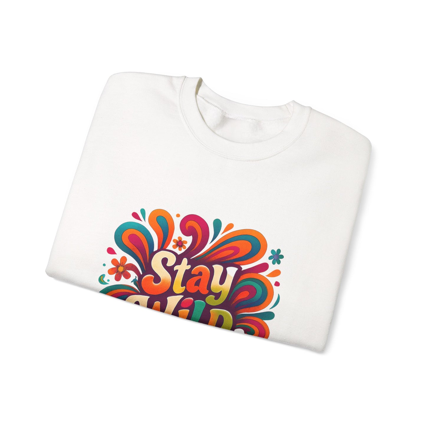Stay Wild Retro Crewneck Sweatshirt