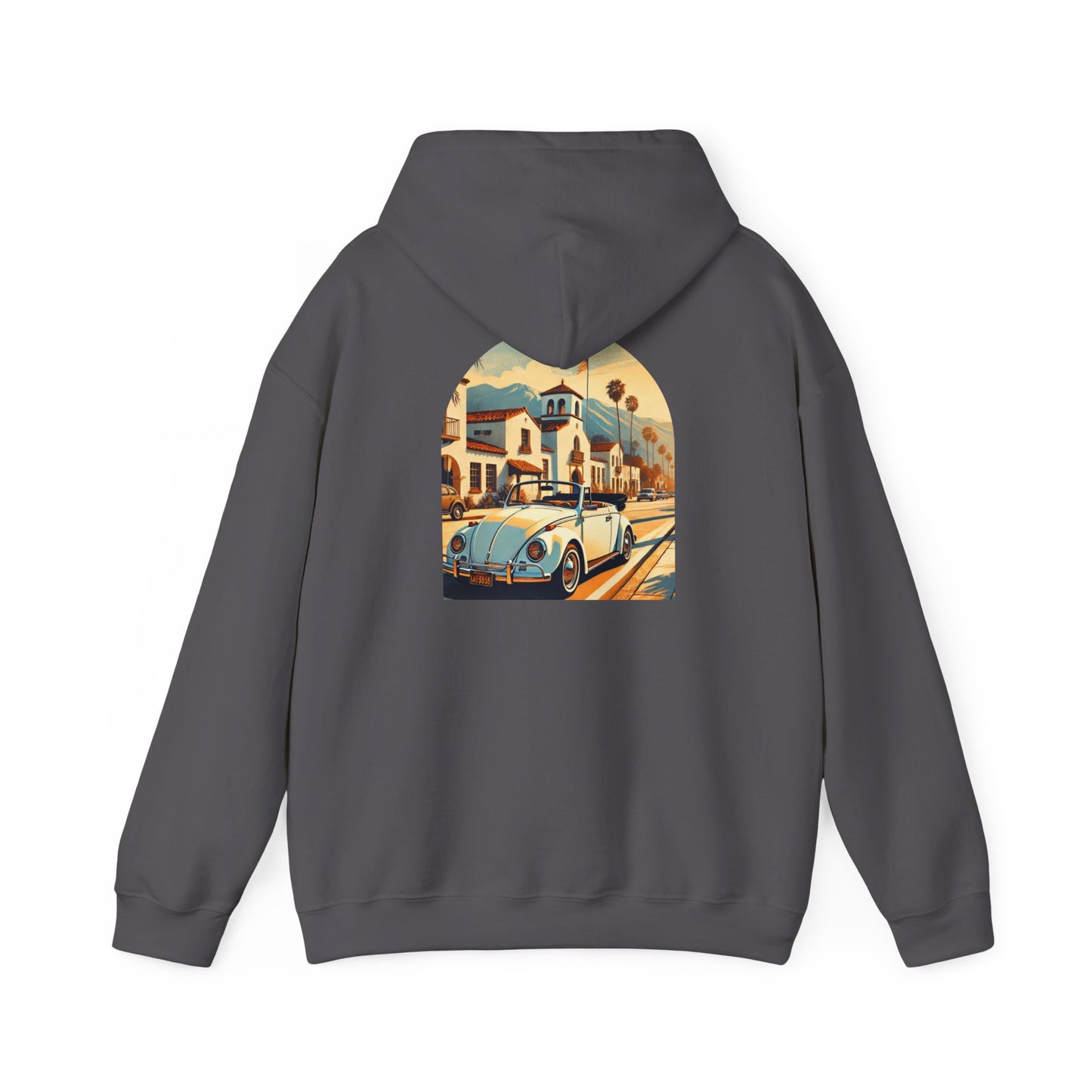 Vintage Car Graphic Unisex Hoodie - Retro Style, Cozy Sweatshirt for Car Lovers