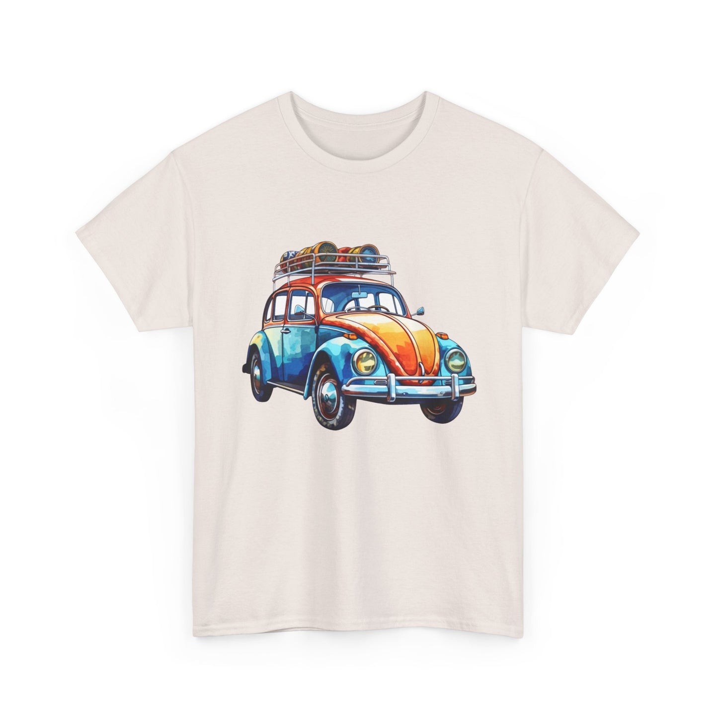 Road Trip Ready – Vintage VW Beetle Adventure Tee