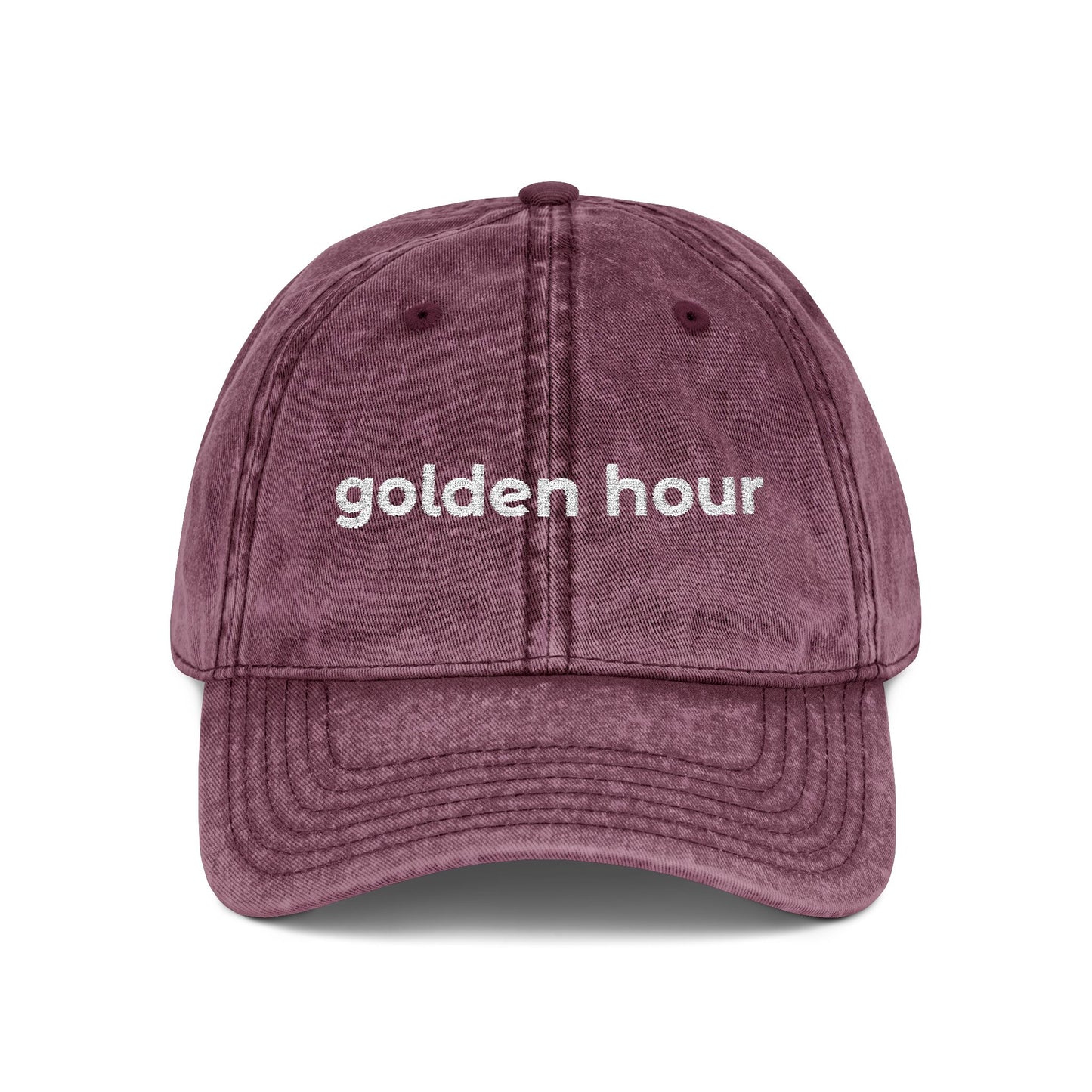 "Golden Hour" Vintage Embroidered Cap, Adjustable Hat, Retro Style Cap for Casual Wear, Perfect for Sun Lovers, Gift for Friends, [...]