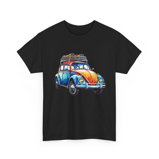 Road Trip Ready – Vintage VW Beetle Adventure Tee