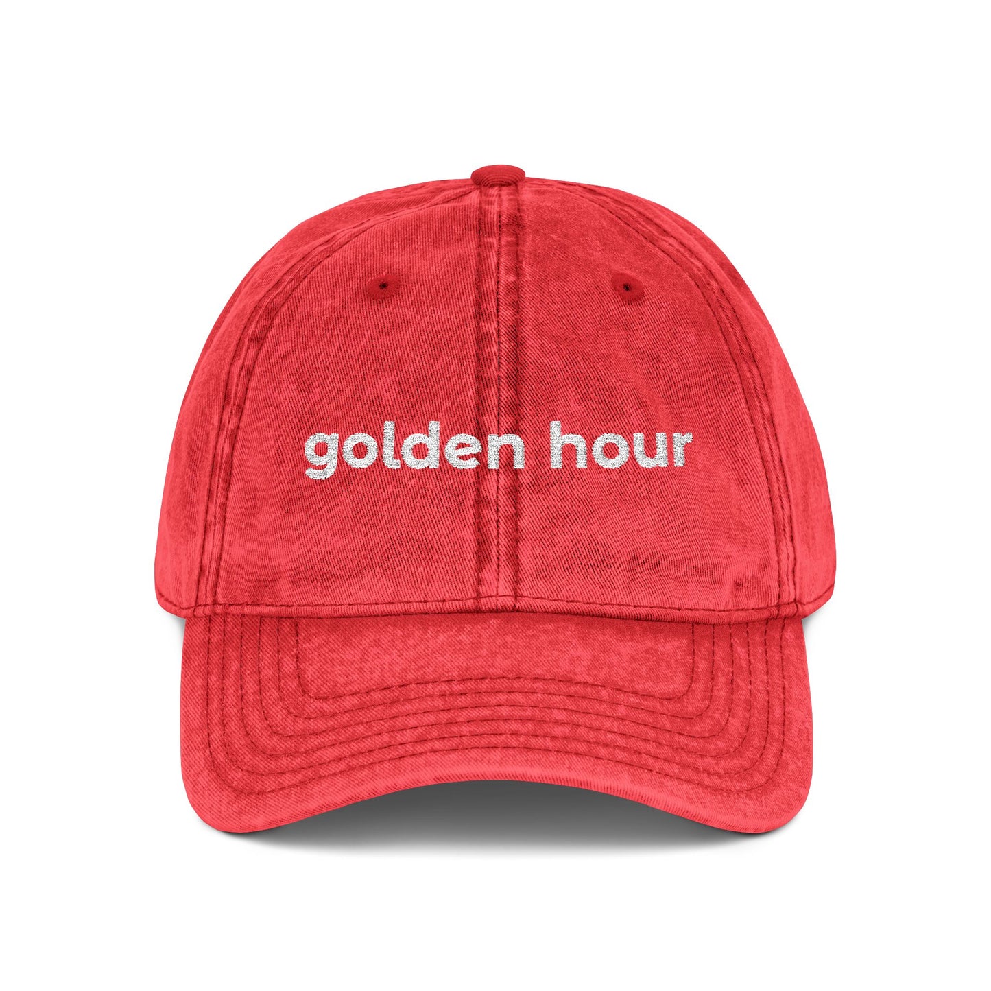 "Golden Hour" Vintage Embroidered Cap, Adjustable Hat, Retro Style Cap for Casual Wear, Perfect for Sun Lovers, Gift for Friends, [...]