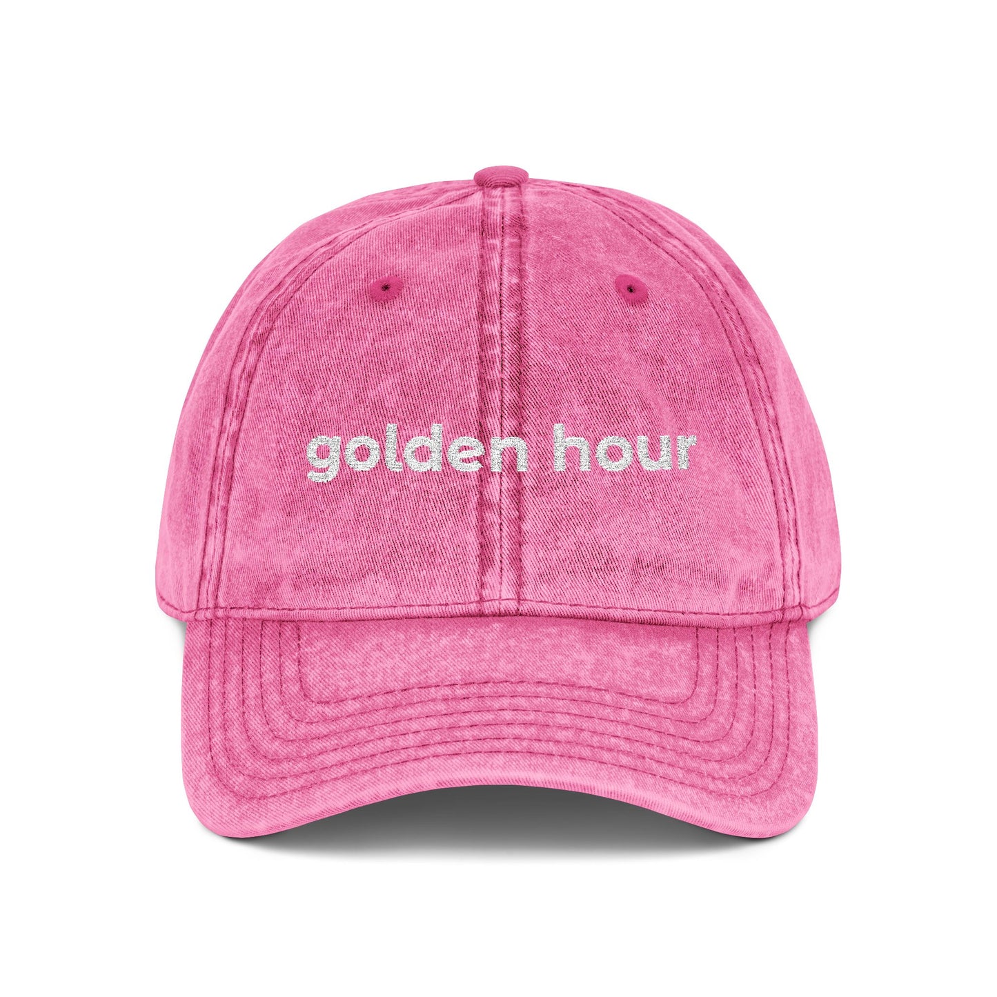 "Golden Hour" Vintage Embroidered Cap, Adjustable Hat, Retro Style Cap for Casual Wear, Perfect for Sun Lovers, Gift for Friends, [...]